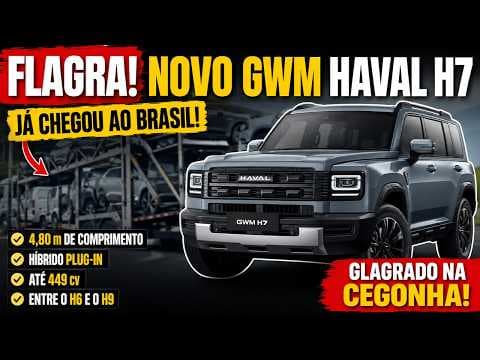 Novo GWM Haval H7 já está indo para as lojas! SUV híbrido tem até 449 cv