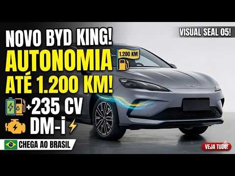 BYD King muda tudo: veja o novo sedã híbrido que vem ao Brasil!