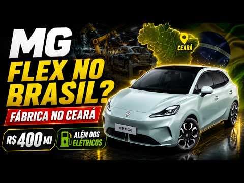Depois dos elétricos, MG confirma desenvolvimento de modelos flex no Brasil