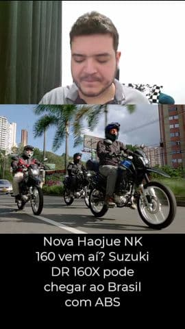Suzuki DR 160X revela como pode ser a nova Haojue NK 160 no Brasil #suzuki #nk160 #haojue