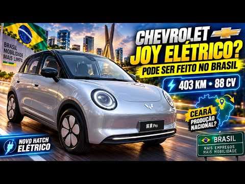 Novo Chevrolet Joy elétrico pode ser produzido no Brasil e custar perto de R$ 120 mil