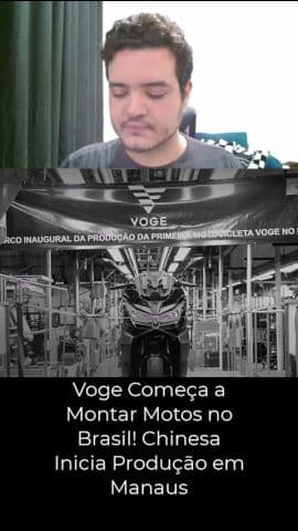 Nova Marca Chinesa de Motos no Brasil! Voge Já Está Produzindo com a Dafra #moto #voge #sr4max