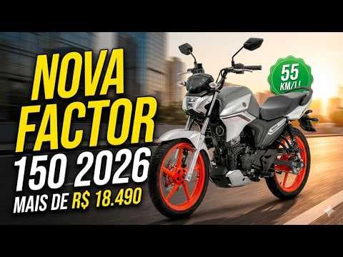 Yamaha lança Factor 2026: ainda vale a pena?
