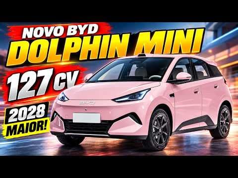 BYD Dolphin Mini fica maior, ganha tração traseira e motor de 127 cv #byd #dolphinmini #carro