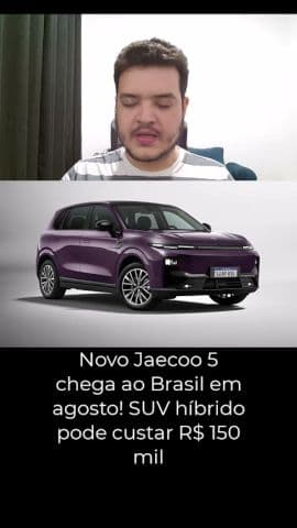 Jaecoo 5 CONFIRMADO no Brasil! Novo SUV híbrido mira T-Cross e Renegade #jaecoo5 #jaecoo #omoda
