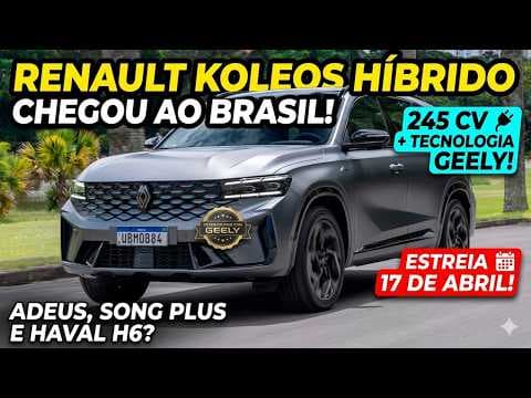 Novo Renault Koleos 2026 chega ao Brasil e pode bater BYD e Haval!