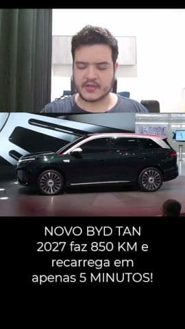 NOVO BYD TAN 2027 faz 850 KM e recarrega em apenas 5 MINUTOS! #byd #bydtan #carroeletrico
