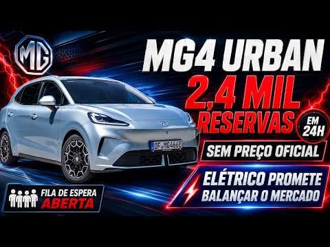 Novo MG4 Urban mira BYD Dolphin e pode chegar por até R$ 150 mil