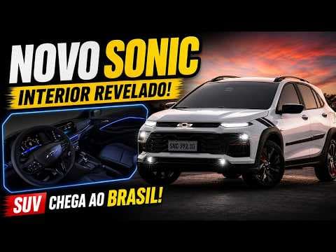 Novo Chevrolet Sonic 2027: Interior Revelado Antes da Estreia no Brasil!