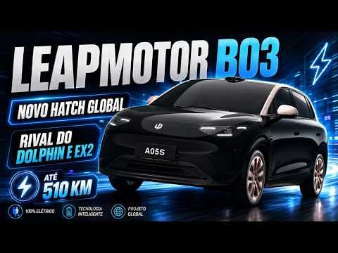 Leapmotor B03 chega para enfrentar Dolphin, Dolphin Mini e Geely EX2