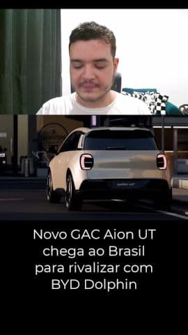 Novo GAC Aion UT chega ao Brasil para rivalizar com BYD Dolphin #gac #aion #aionut #carroelétrico