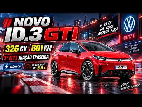 ID.3 GTI: Volkswagen transforma seu elétrico no GTI mais potente já produzido