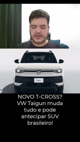 T-Cross pode ganhar visual de TIGUAN! Veja o novo VW Taigun 2027 #tcross #volkswagen #tiguan
