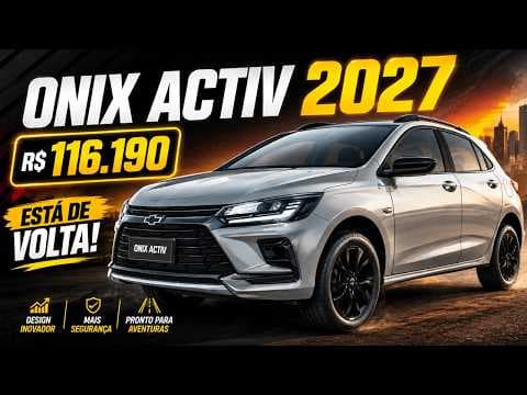 Chevrolet Onix Activ 2027 chega para brigar com Tera e Pulse? Veja preço e detalhes