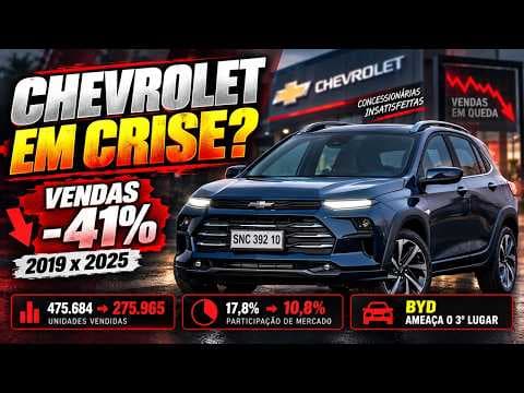 Chevrolet em CRISE? Vendas despencam e concessionárias estão insatisfeitas