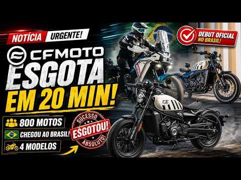 CFMoto Chega Forte ao Brasil e Esgota Primeiro Lote em 20 Minutos
