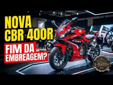 Honda mostra CBR 400R com embreagem eletrônica no Osaka Motorcycle Show