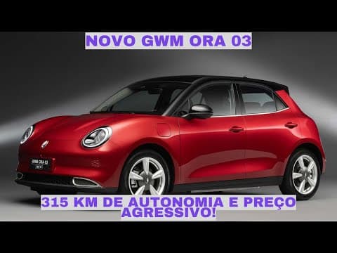 GWM Ora 03 BEV58 – Novo elétrico com 315 km de autonomia chega ao Brasil!