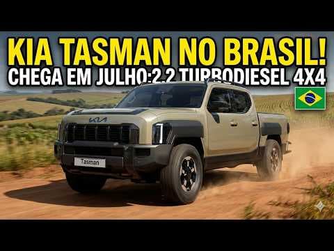 Kia Tasman já tem data para chegar ao Brasil! Vai peitar Hilux e Ranger?