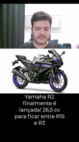 NOVA Yamaha R2 surpreende: 204 cc, 26,5 cv, controle de tração e quickshifter! #yamaha #yamahar2