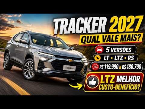 Chevrolet Tracker 2027: PREÇOS e versões! Qual vale mais a pena?