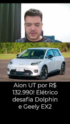 Aion UT por R$ 132.990! Elétrico desafia Dolphin e Geely EX2 #aionut #carroeletrico #dolphin #ex2