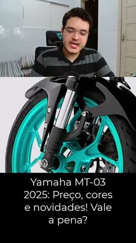 Yamaha MT-03 2025: Preço, cores e novidades! Vale a pena? #mt03 #yamaha #moto