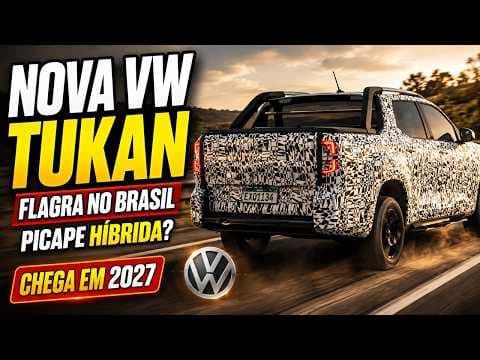 Nova VW Tukan aparece sem camuflagem e pode substituir a Saveiro
