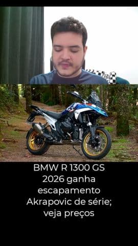BMW R 1300 GS atualizada: big trail ganha novidades e chega até R$ 145.990 #bmw #r1300gs #moto
