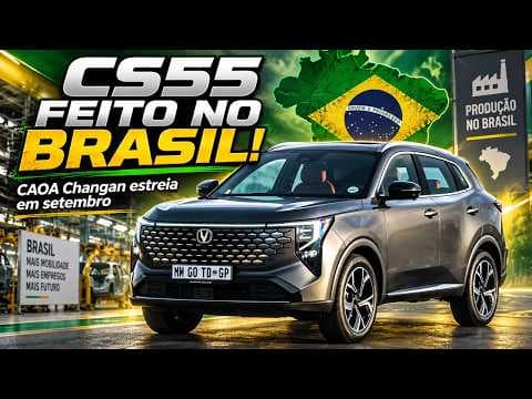 NOVO CAOA Changan CS55 será feito no Brasil! Rival de Compass e Corolla Cross