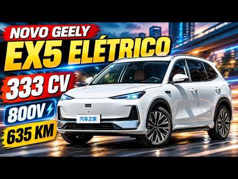 Novo Geely EX5 ficou com cara de Volvo e quase dobrou a potência