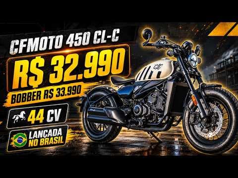 CFMoto 450 CL-C chega ao Brasil por R$ 32.990 e surpreende no preço! #cfmoto #clc450 #moto