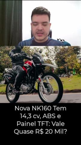 Nova NK160 Tem 14,3 cv, ABS e Painel TFT: Vale Quase R$ 20 Mil? #nk160 #haojue #moto #haojuenk160
