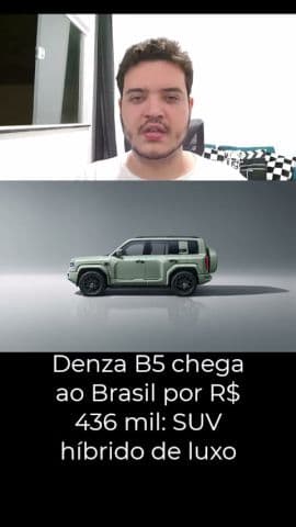 Novo Denza B5: SUV plug-in robusto com até 1.200 km de autonomia #denza #denzab5 #byd #eletrico