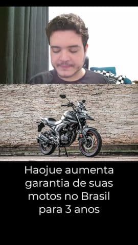 Haojue aumenta garantia de suas motos no Brasil para 3 anos #haojue #dk160 #masterride #dr160