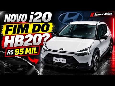 NOVO Hyundai i20 mais barato chega para substituir o HB20?