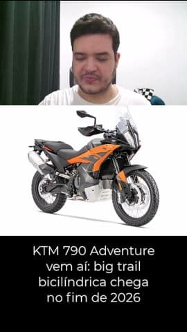 KTM 790 Adventure está confirmada para o Brasil com motor de 95 cv #ktm #moto #ktm790adventure