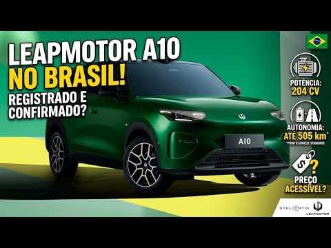 NOVO SUV ELÉTRICO BARATO? Leapmotor A10 pode chegar ao Brasil
