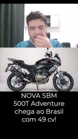 SBM 500T vem aí! Bicilíndrica de 49 cv chega em novembro #sbm500t #moto #sbm #shineray