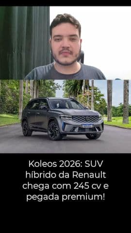 Renault Koleos híbrido estreia no Brasil dia 17 de abril! Veja tudo! #renault #koleos #renaultkoleos