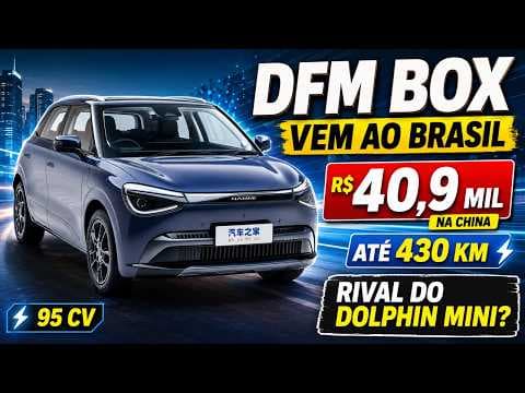 NOVO DFM Box chega para enfrentar Dolphin Mini e Geely EX2