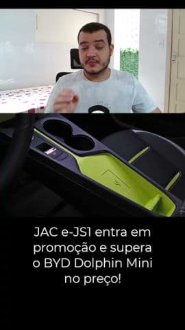 JAC e-JS1 entra em promoção e supera o BYD Dolphin Mini no preço! #jac #ejs1 #carroseletricos