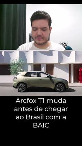 BAIC prepara chegada ao Brasil com Arcfox T1 renovado e cheio de tecnologia #baic #carroelétrico
