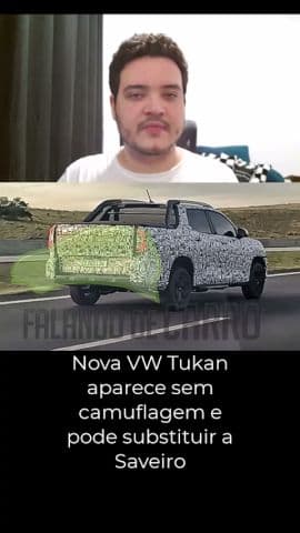 VW Tukan flagrada no Brasil: maior que Saveiro e rival da Montana? #volkswagen #tukan #picapevw