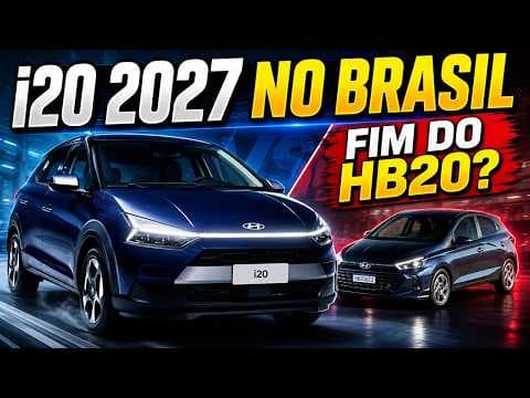 O FIM do HB20? Hyundai i20 2027 estreia no Brasil e muda o jogo