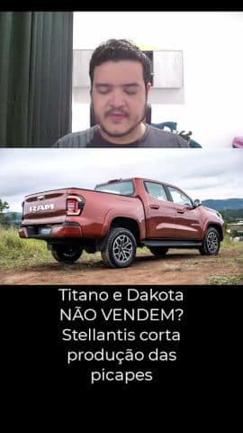 Stellantis reduz produção de Fiat Titano e Ram Dakota após vendas fracas #fiattitano #ramdakota