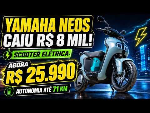 Yamaha Neos Connected fica R$ 8 mil mais barata no Brasil!