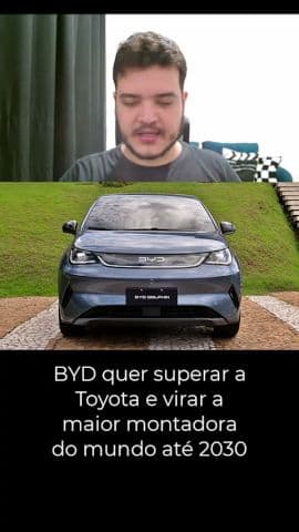 BYD quer superar a Toyota e virar a maior montadora do mundo até 2030 #byd #toyota #carroelétrico