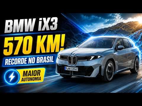 Novo BMW iX3 é o Elétrico com Maior Autonomia Homologada do Brasil
