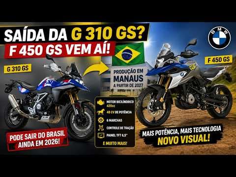 Adeus G 310 GS? Nova BMW F 450 GS de 48 cv pode ser feita em Manaus #bmwf450gs #g310gs #bmwmotorrad